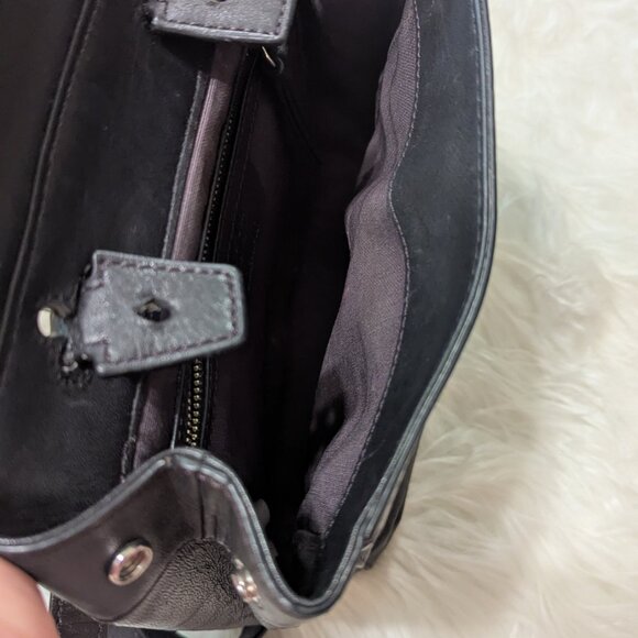 rag & bone Mini Pilot Backpack | Black Italian Lamb Leather - Picture 9 of 11